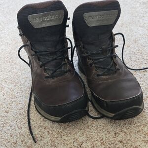 New Balance Men's Dark Brown Leather Boots